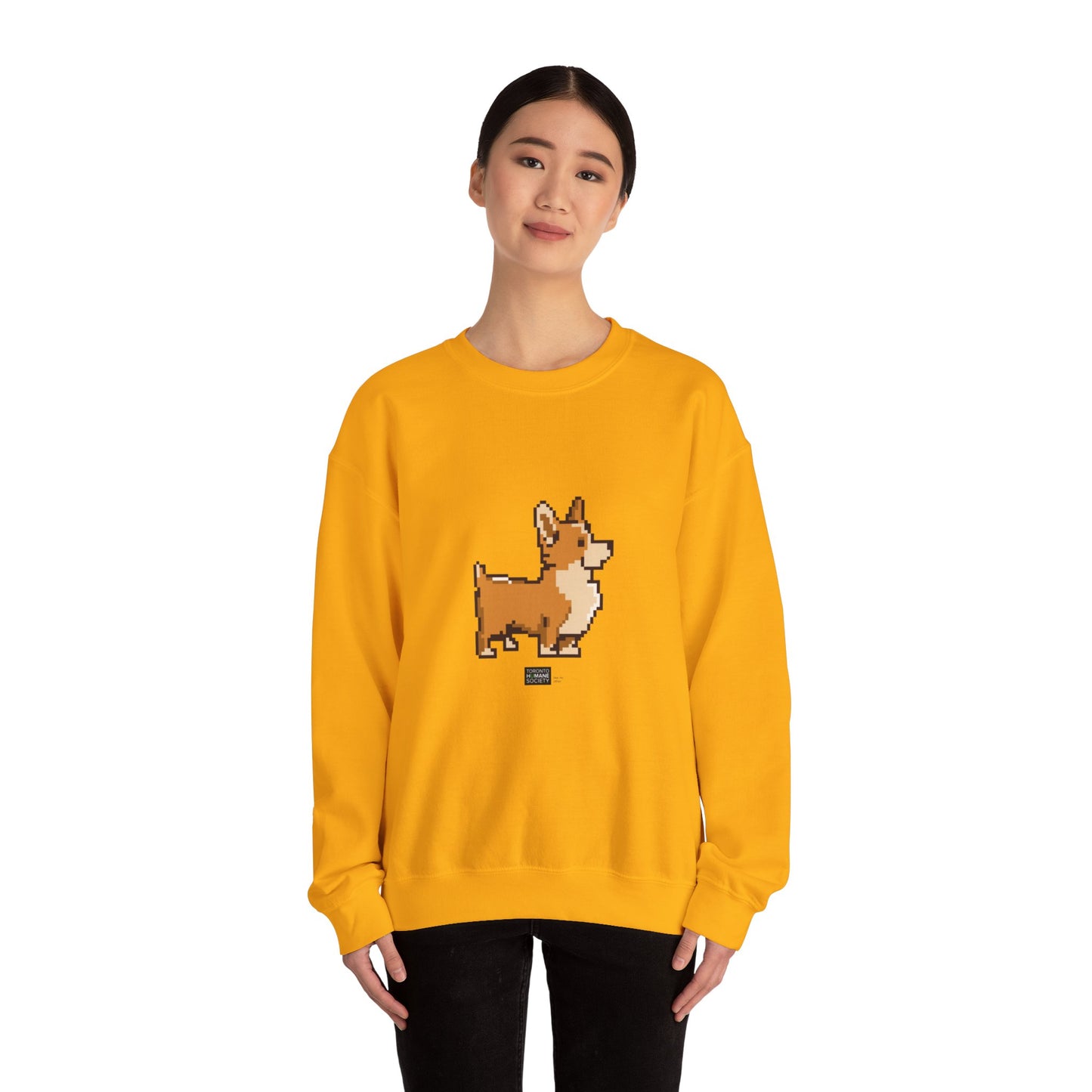 Unisex Crewneck Sweatshirt - Pixelated Dog