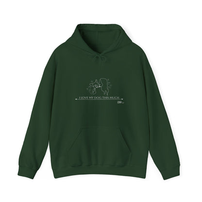 Unisex Hooded Sweatshirt - I Love My Dog This Much