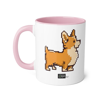 Accent Mug - Pixelated Dog
