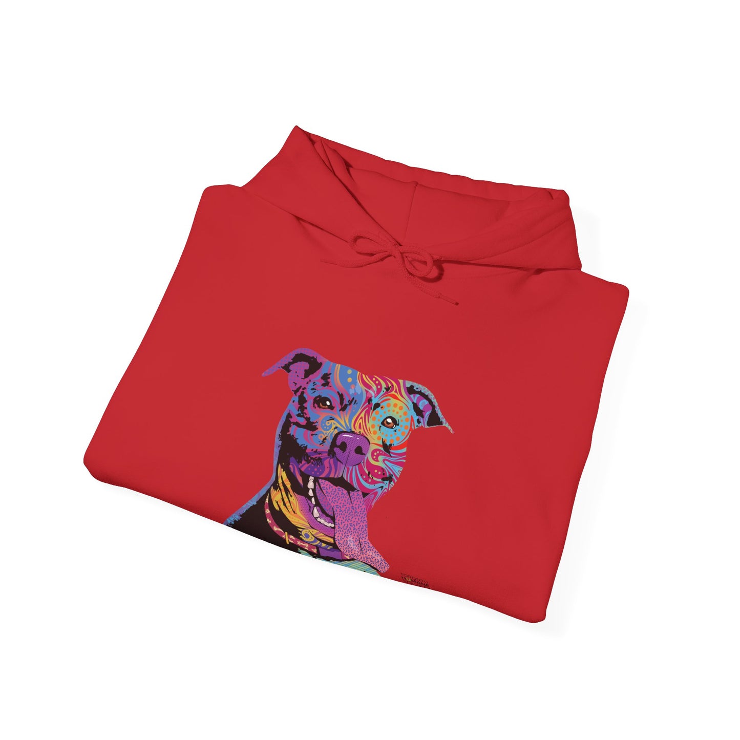 Unisex Hooded Sweatshirt - Abstract Dog