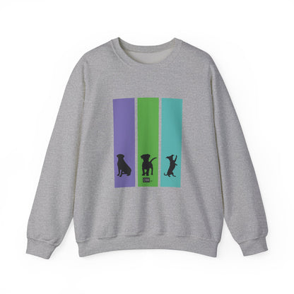 Unisex Sweatshirt - Dog Silhouettes