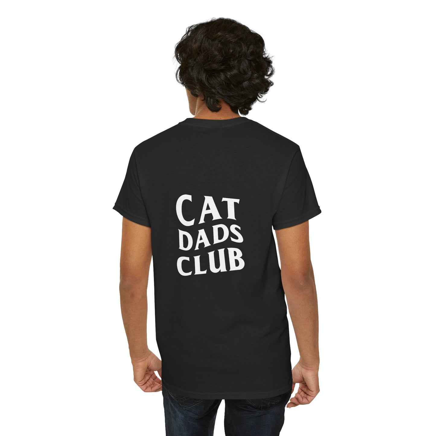 Cat Dads Club, Back Design - Cotton Tee