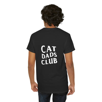 Cat Dads Club, Back Design - Cotton Tee