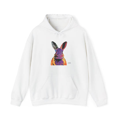 Unisex Hooded Sweatshirt - Abstract Rabbit