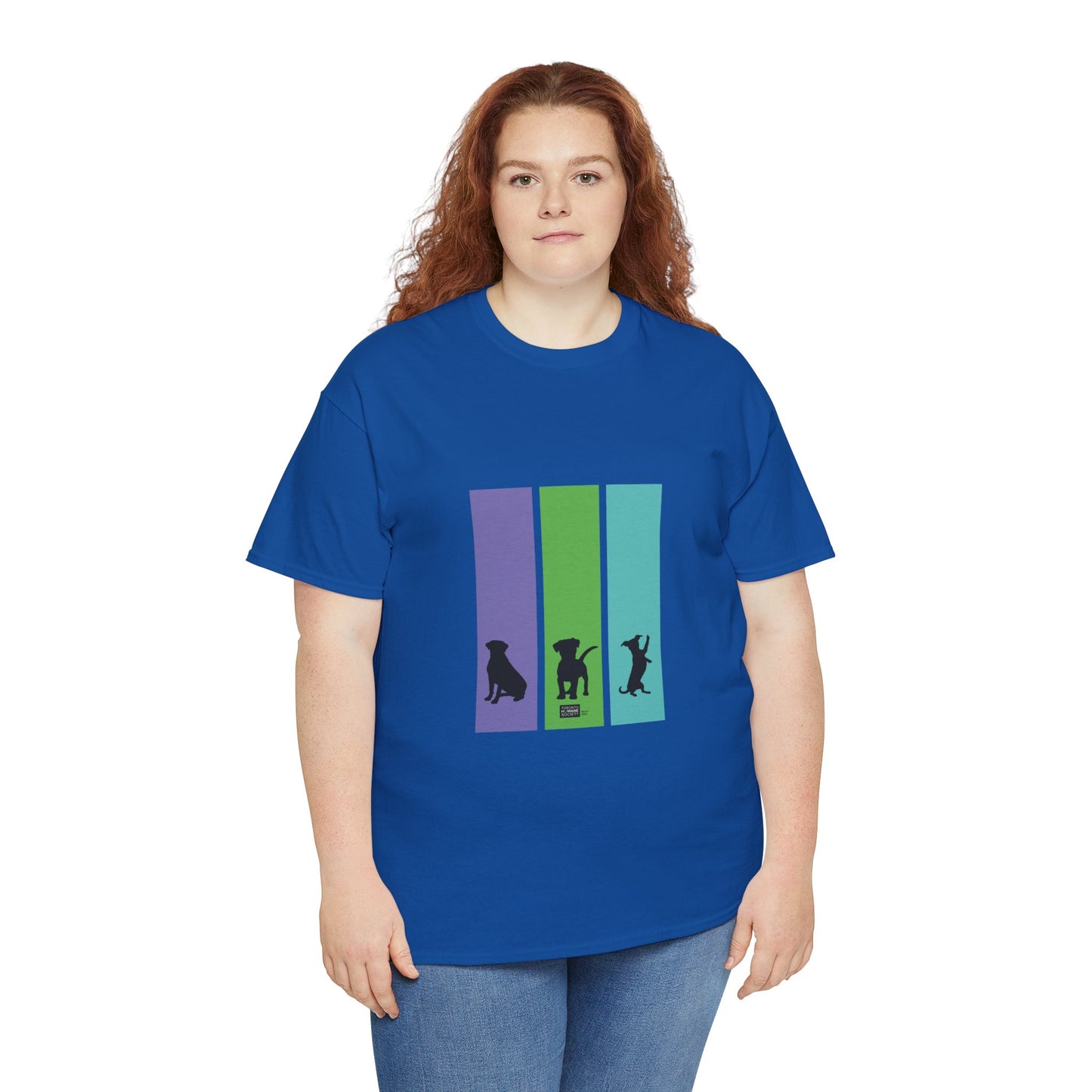 Unisex Cotton Tee - Dog Silhouettes