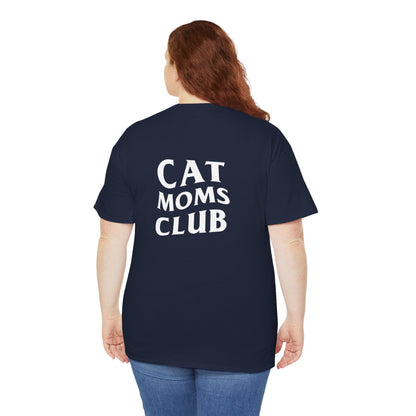 Cat Moms Club, Back Design - Cotton Tee