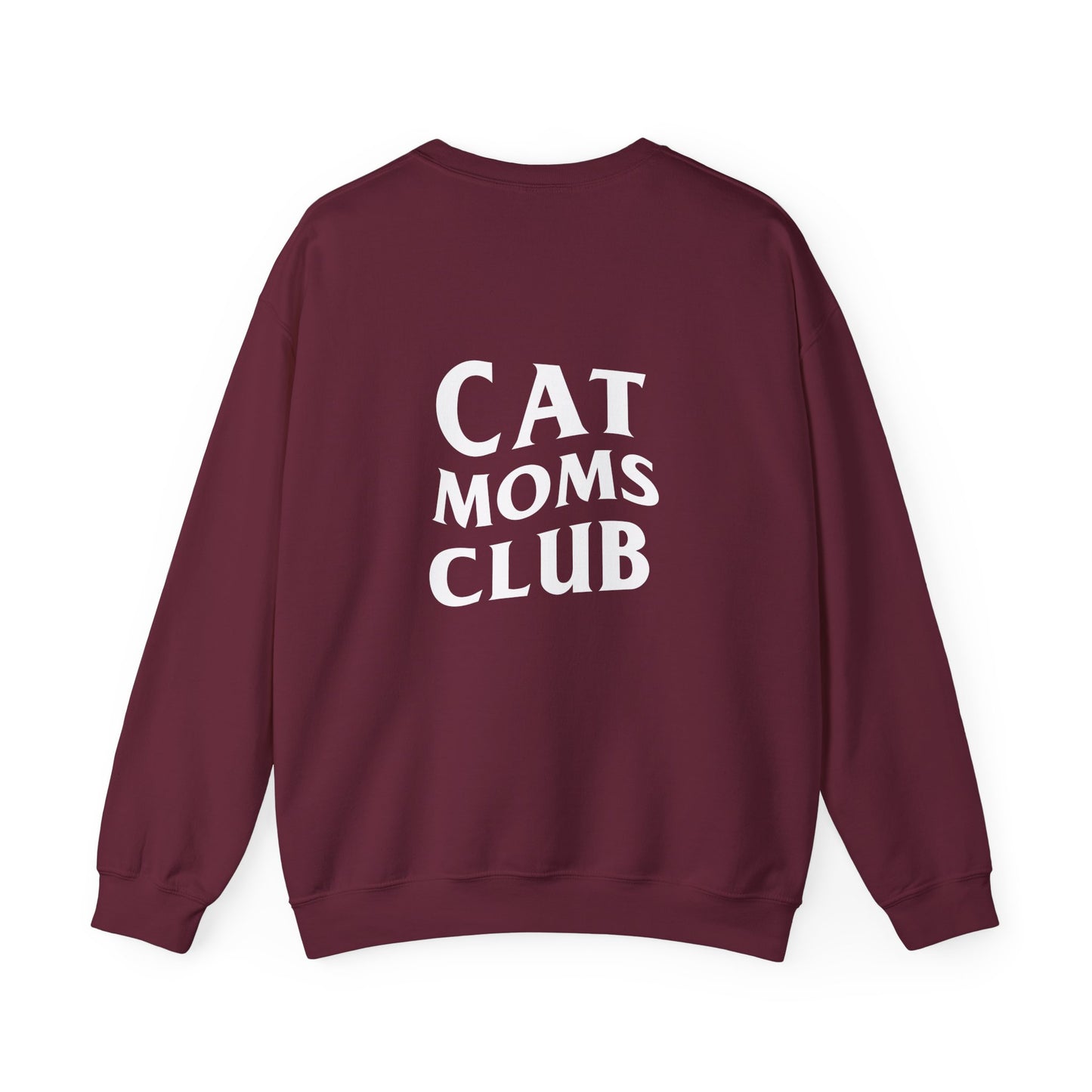 Cat Moms Club, Back Design - Sweatshirt