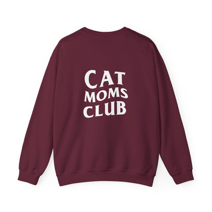 Cat Moms Club, Back Design - Sweatshirt