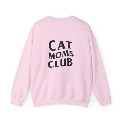 Cat Moms Club, Back Design - Sweatshirt