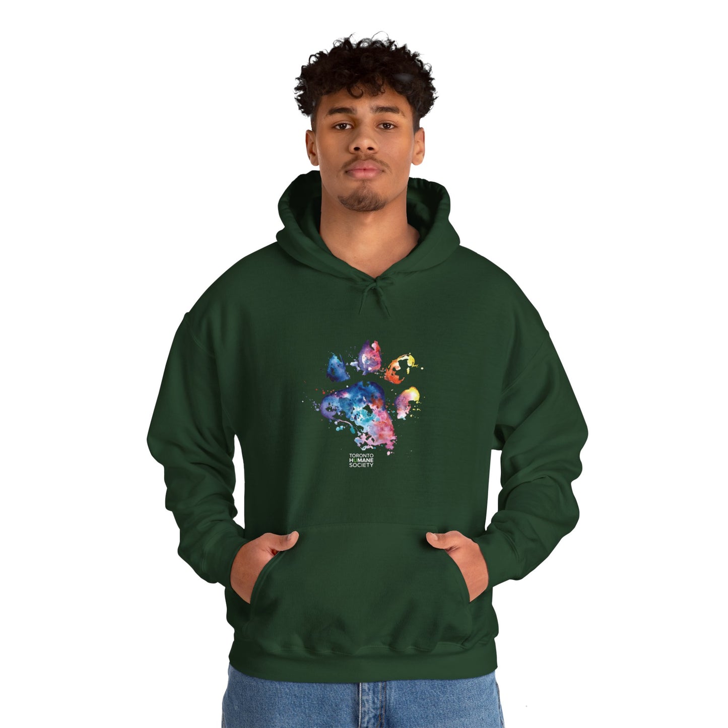 Unisex Hooded Sweatshirt - Paw Print