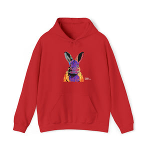 Unisex Heavy Blend™ Hooded Sweatshirt - Abstract Rabbit