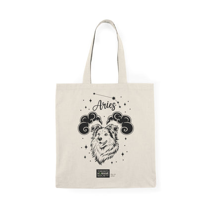 Aries, Dog Zodiac -Tote Bags
