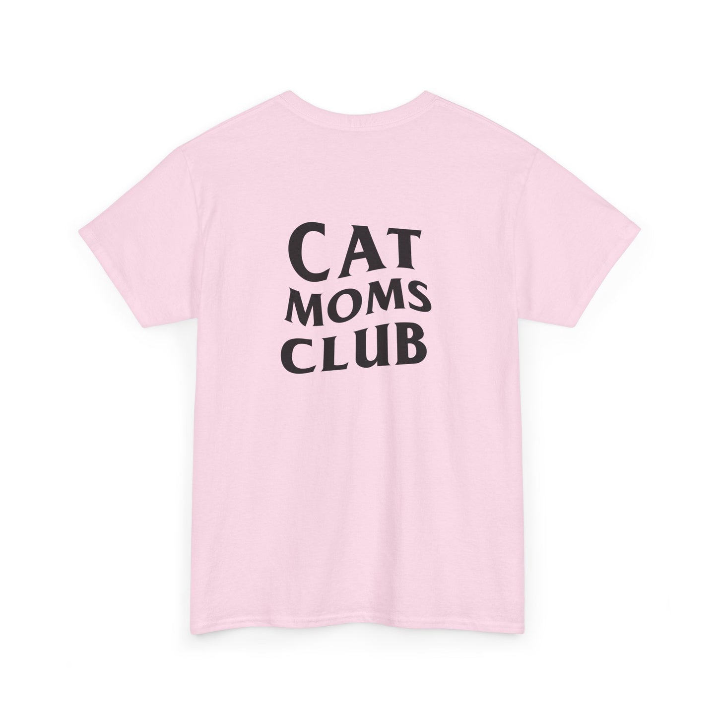 Cat Moms Club, Back Design - Cotton Tee