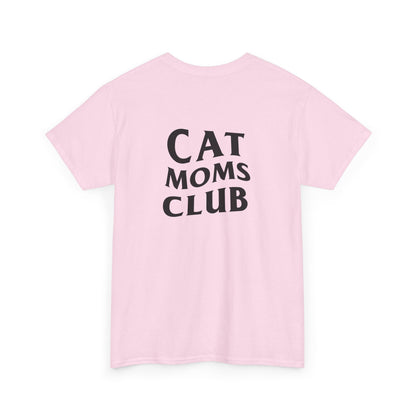 Cat Moms Club, Back Design - Cotton Tee