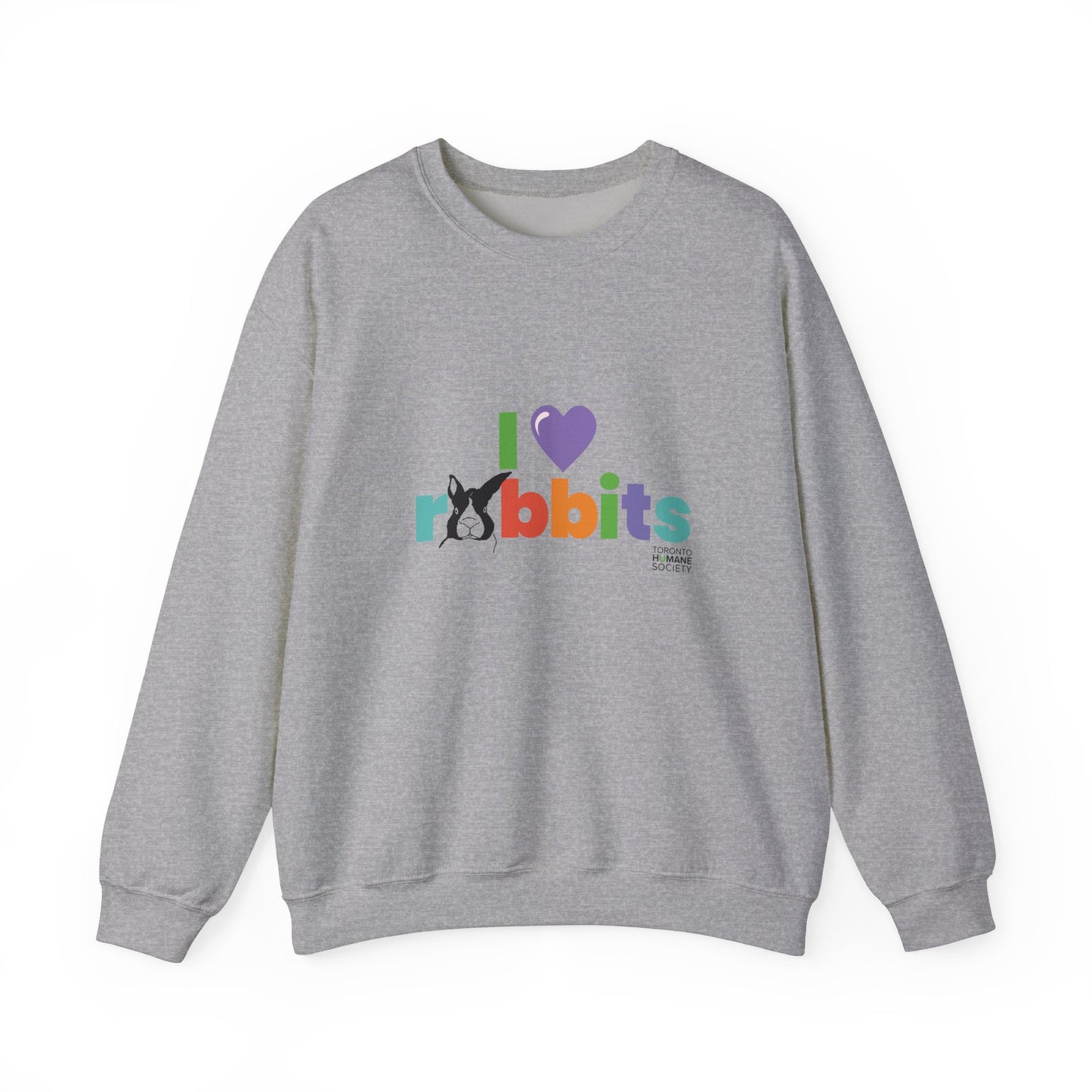 Unisex Crewneck Sweatshirt - I Love Rabbits