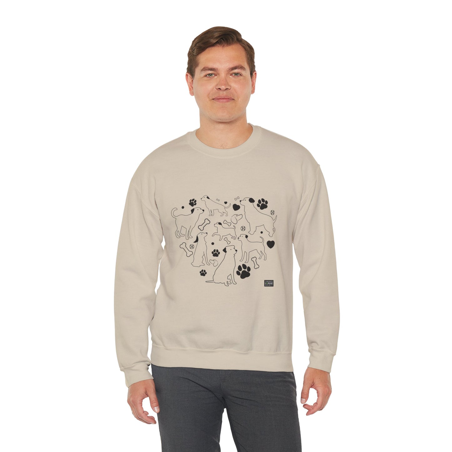 Unisex Crewneck Sweatshirt - Dog Heart