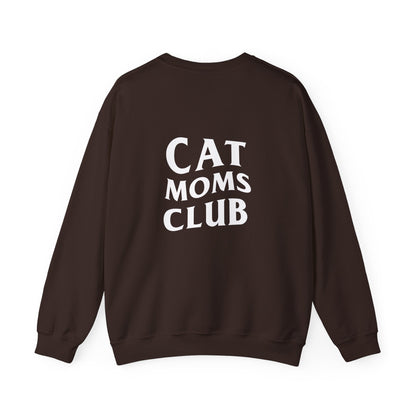 Cat Moms Club, Back Design - Sweatshirt