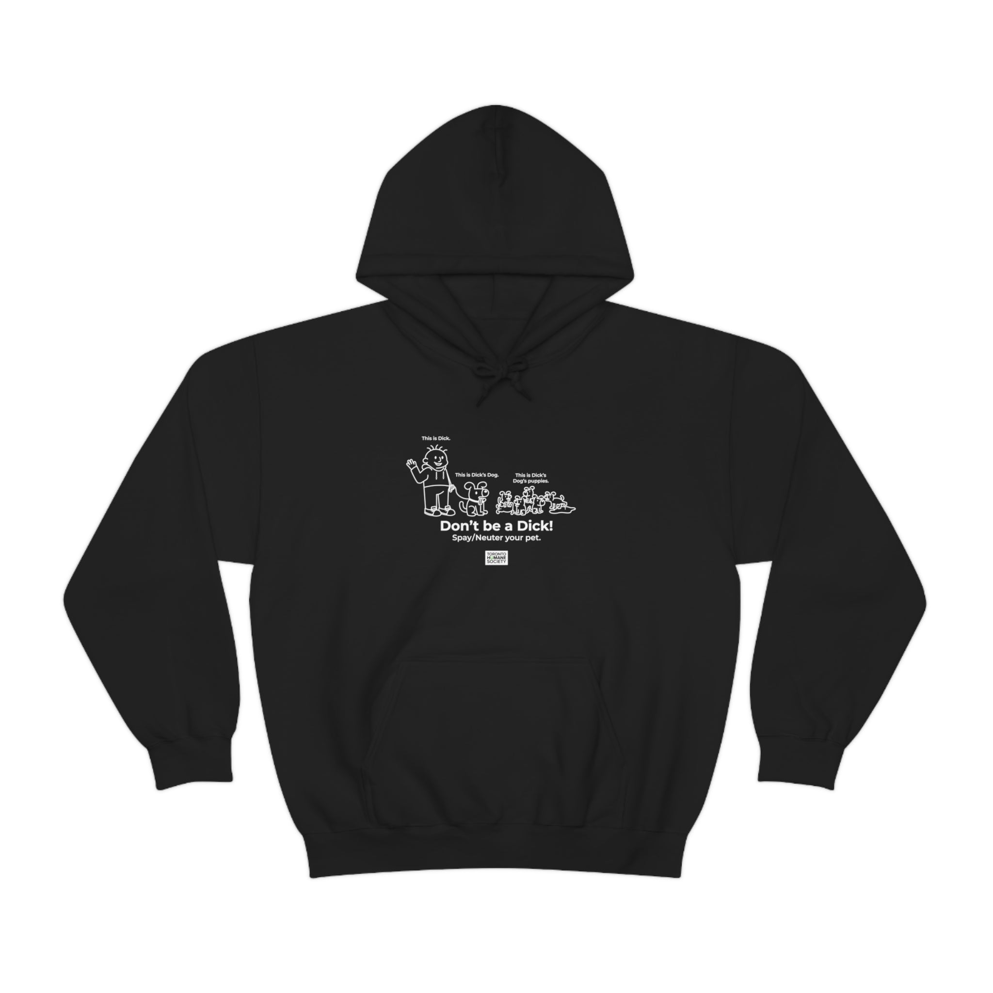 Unisex Heavy Blend™ Hooded Sweatshirt - Dont be a dick