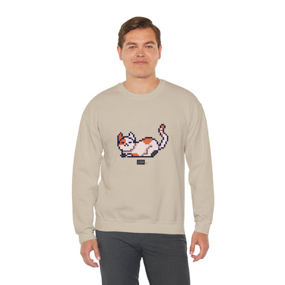 Unisex Crewneck Sweatshirt - Pixelated Cat