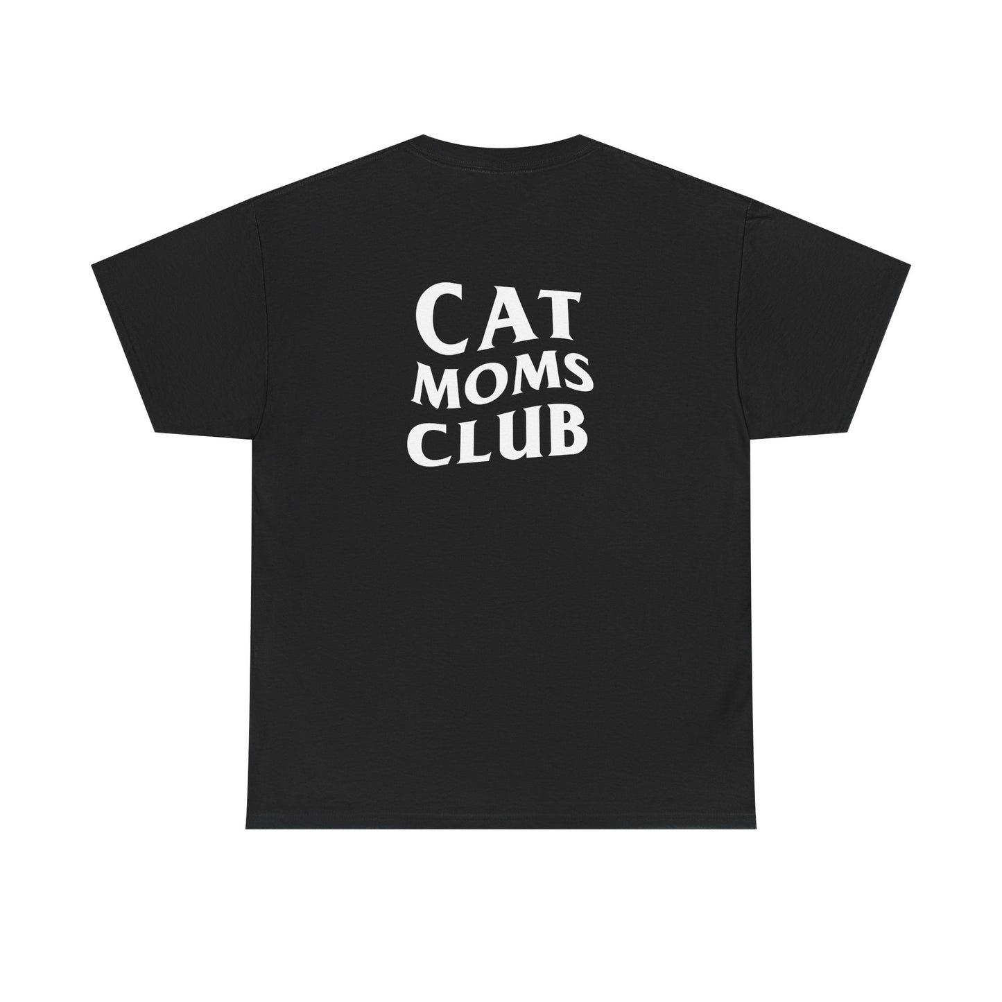 Cat Moms Club, Back Design - Cotton Tee