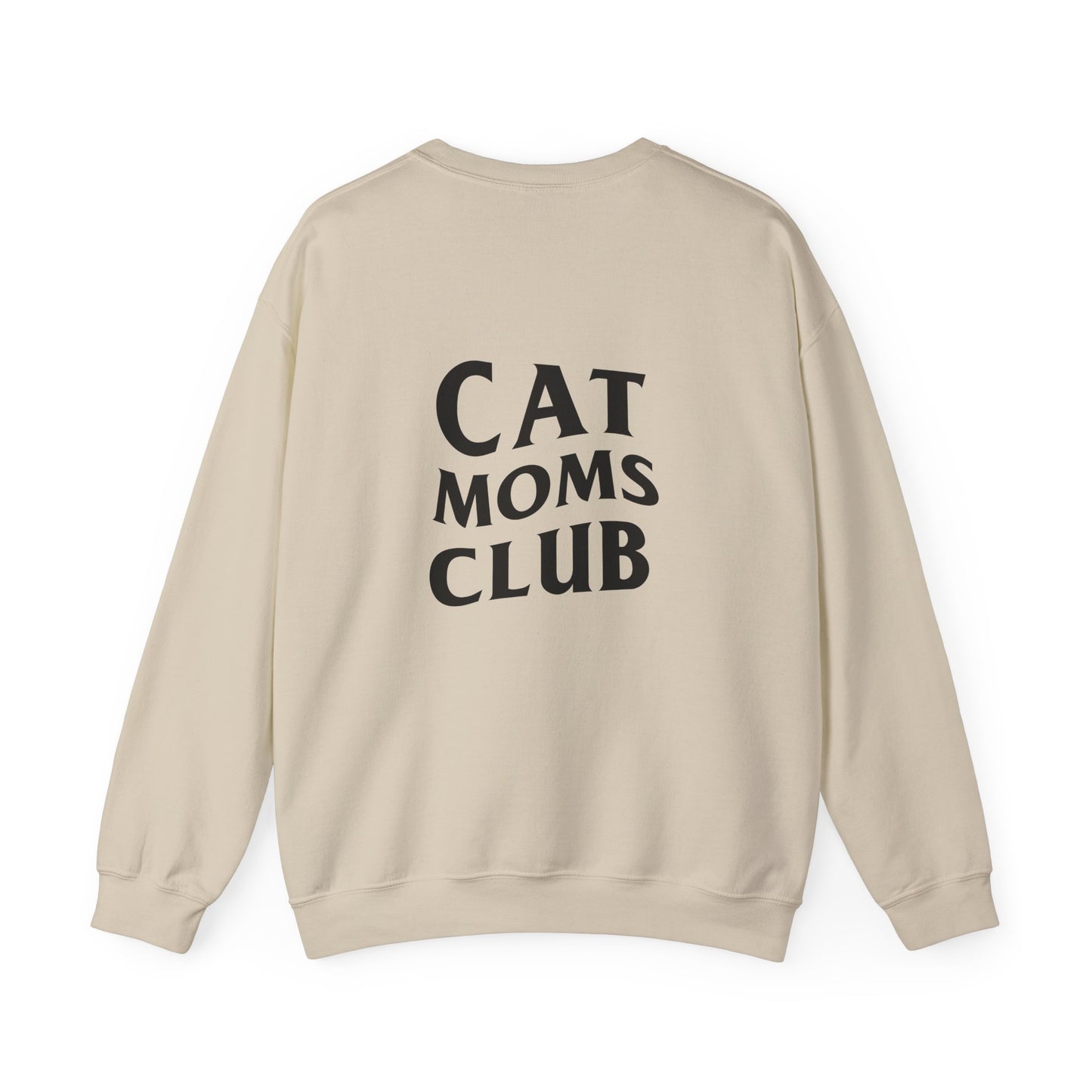 Cat Moms Club, Back Design - Sweatshirt