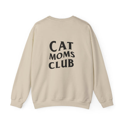 Cat Moms Club, Back Design - Sweatshirt