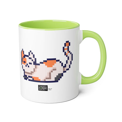 Mug - Pixelated cat