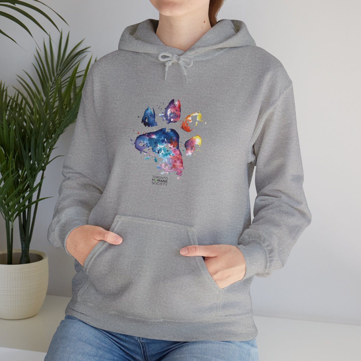 Unisex Hooded Sweatshirt - Paw Print