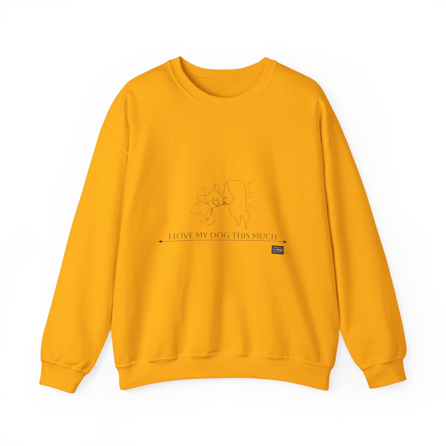 Unisex  Crewneck Sweatshirt - I Love My Dog This Much