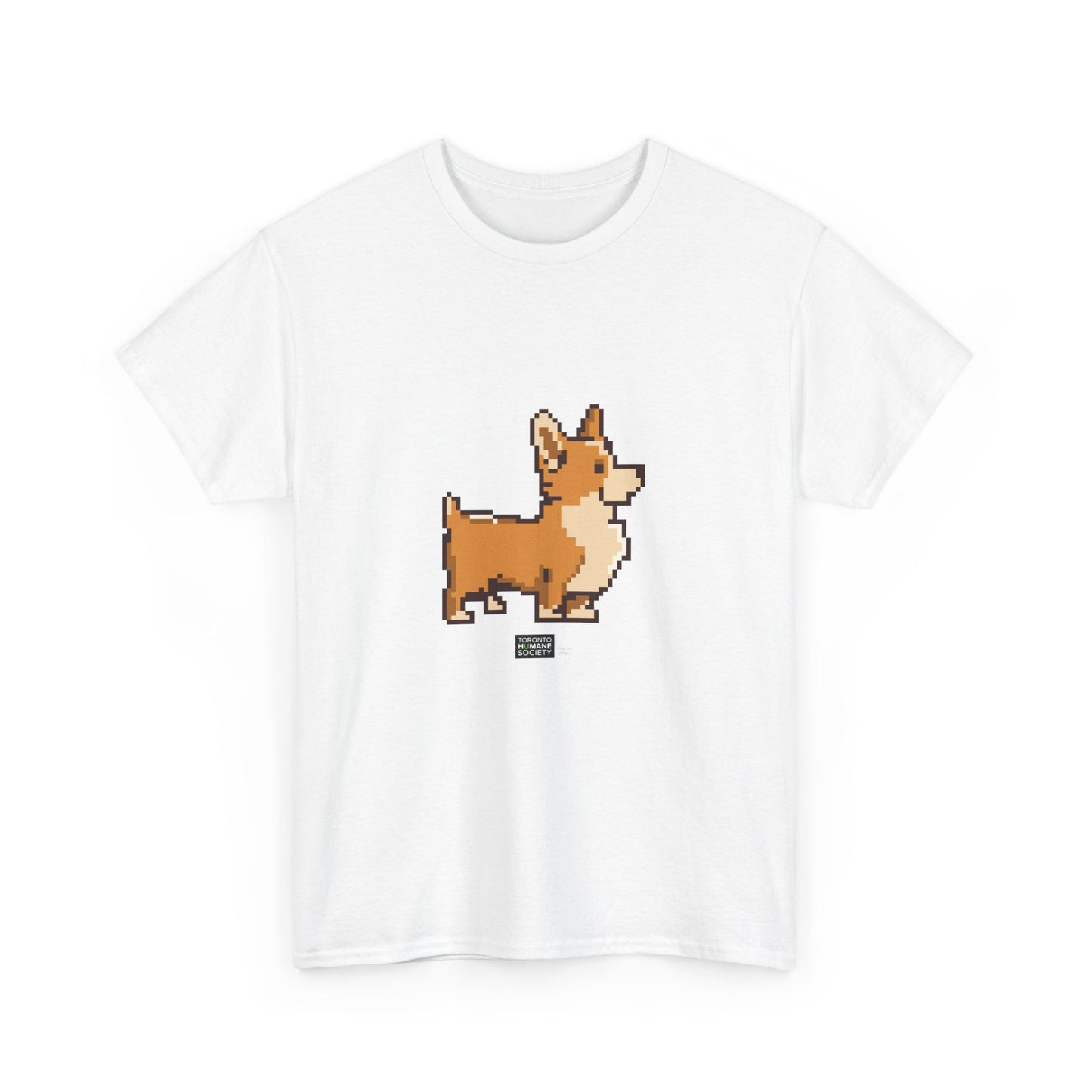 Unisex Cotton Tee - Pixelated Dog