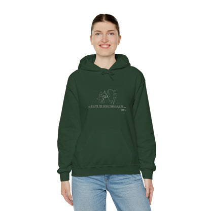 Unisex Hooded Sweatshirt - I Love My Dog This Much
