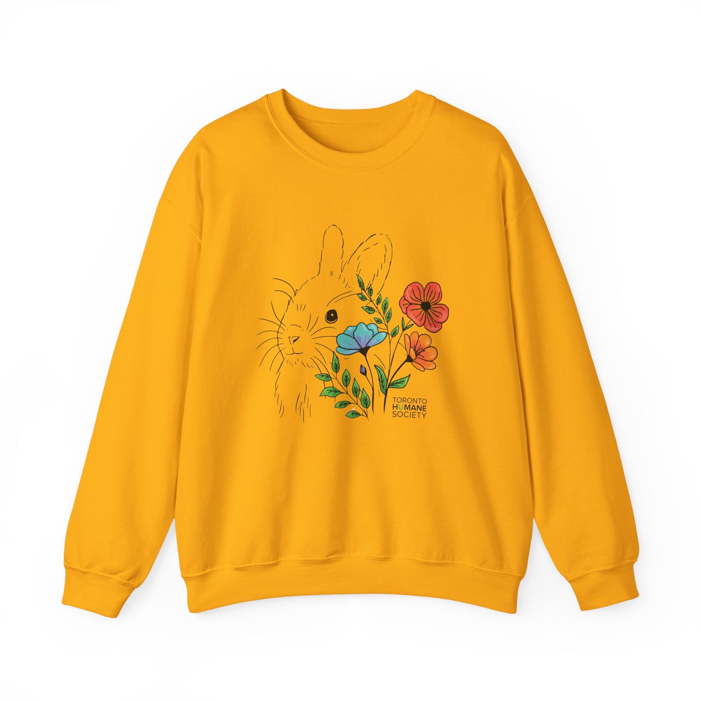 Sweatshirt - Floral Rabbit