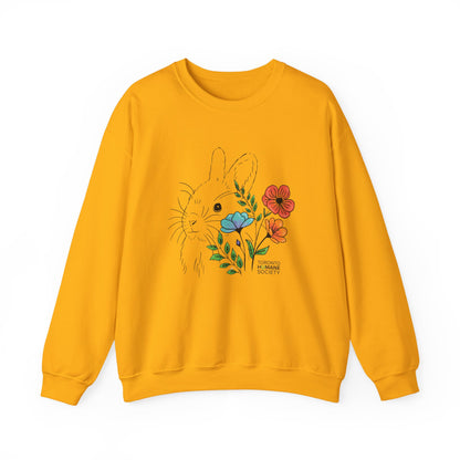 Sweatshirt - Floral Rabbit
