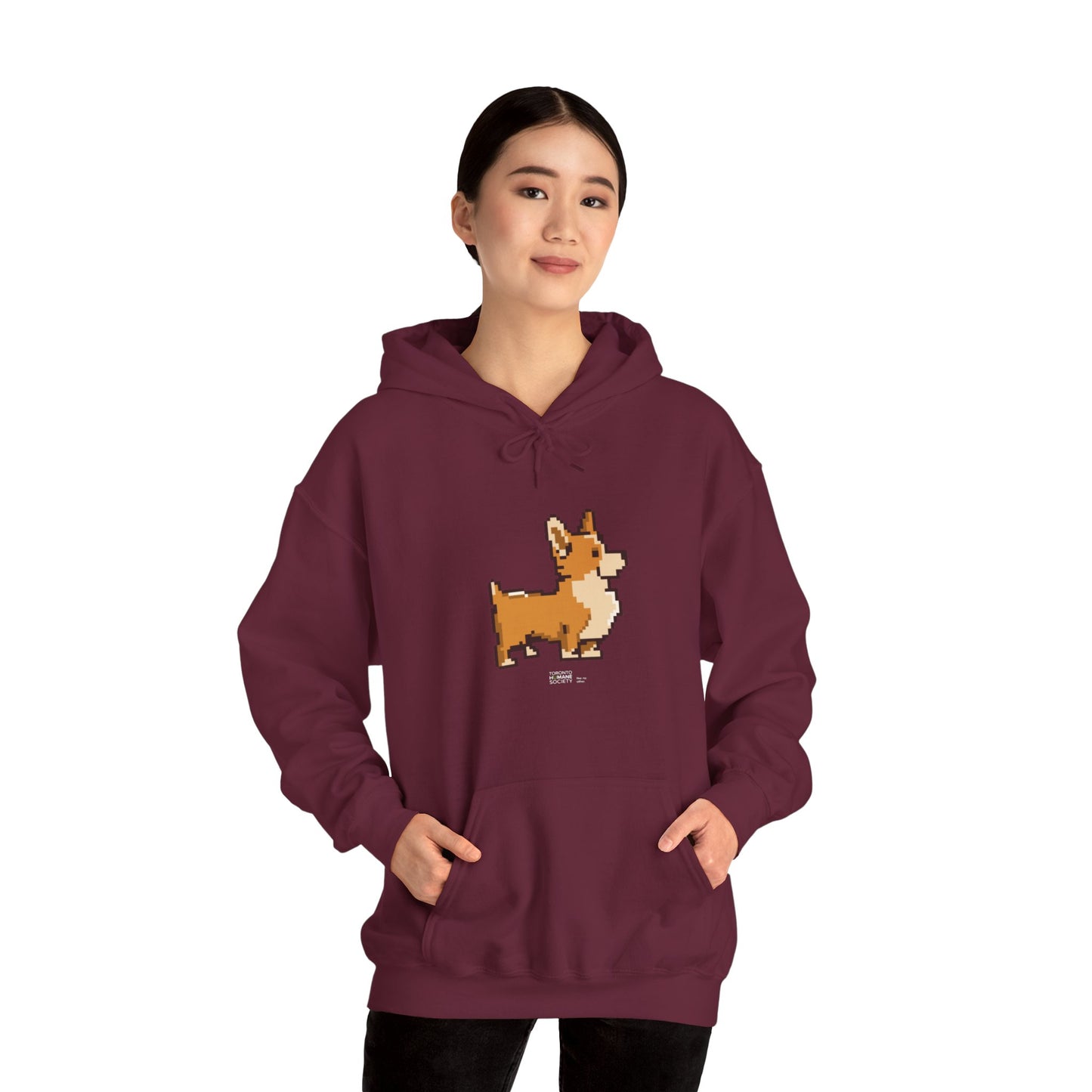 Unisex Hoodie - Pixelated Dog