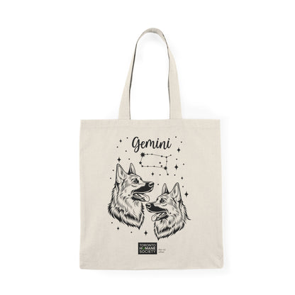 Gemini, Dog Zodiac - Tote Bags