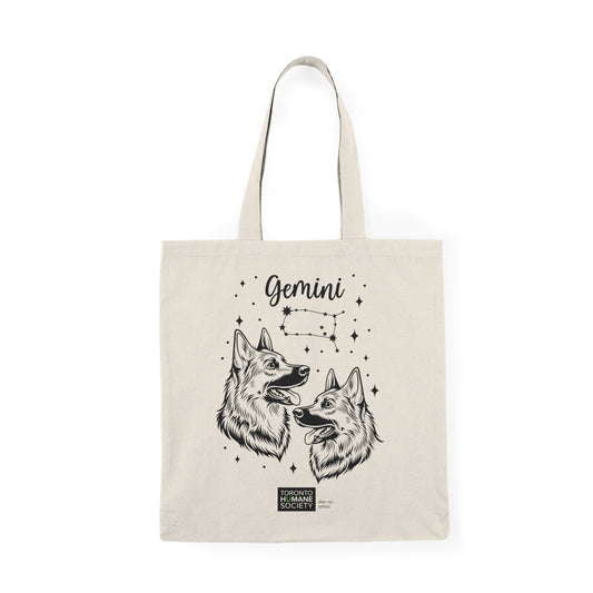 Gemini, Dog Zodiac - Tote Bags
