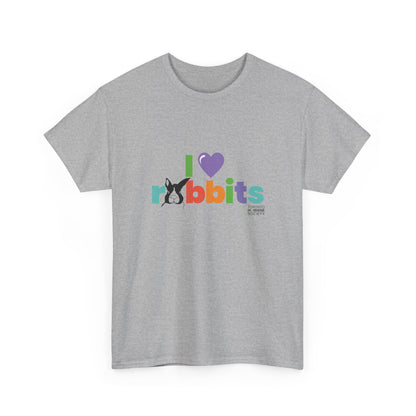 Unisex Cotton Tee - I Love Rabbit