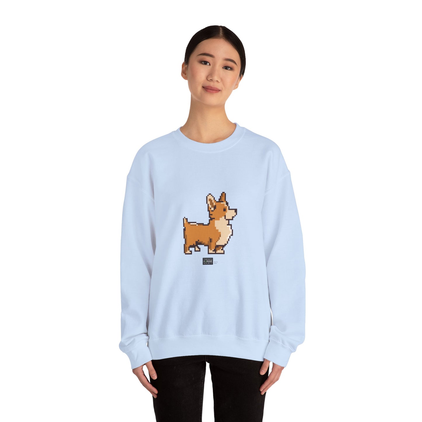 Unisex Crewneck Sweatshirt - Pixelated Dog