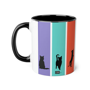 Accent Mug - Cat Silhouettes