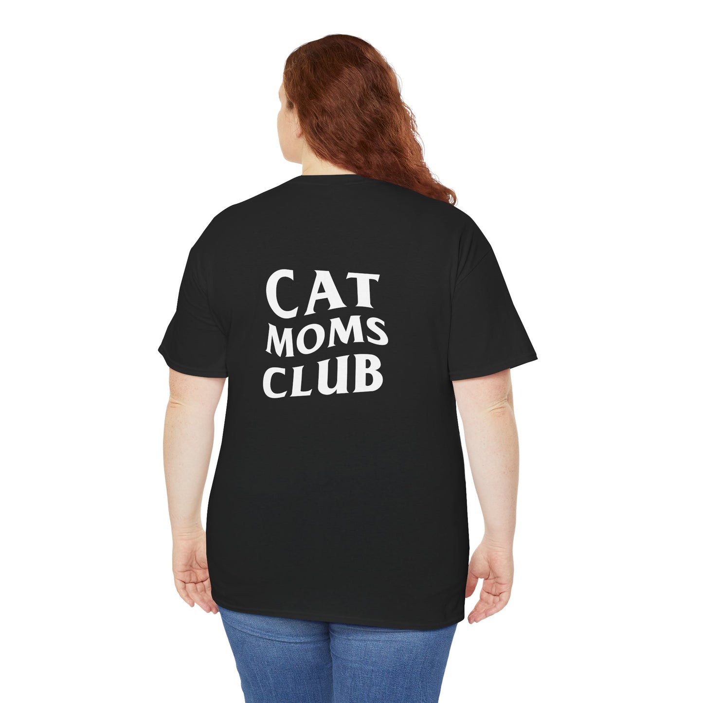 Cat Moms Club, Back Design - Cotton Tee