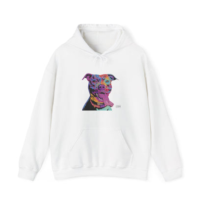 Unisex Hooded Sweatshirt - Abstract Dog