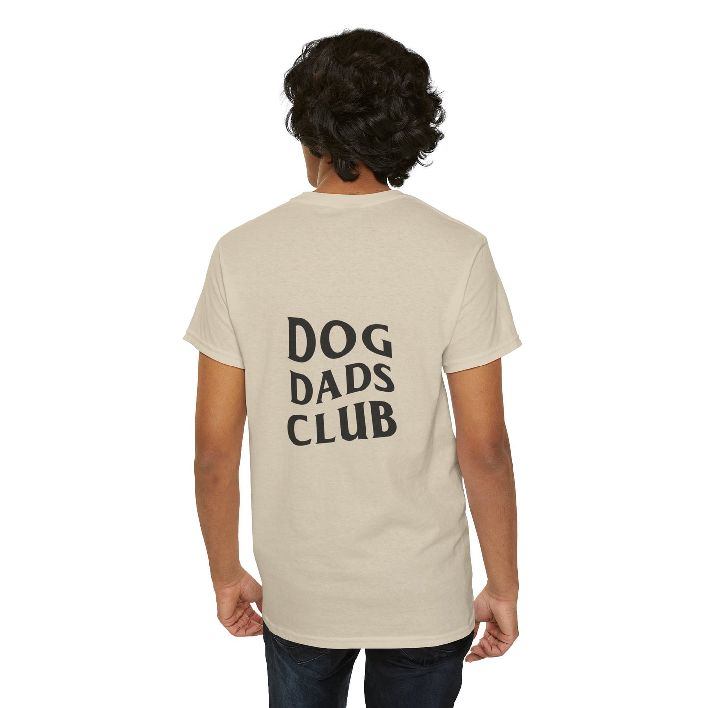 Dog Dads Club, Back Design - Cotton Tee