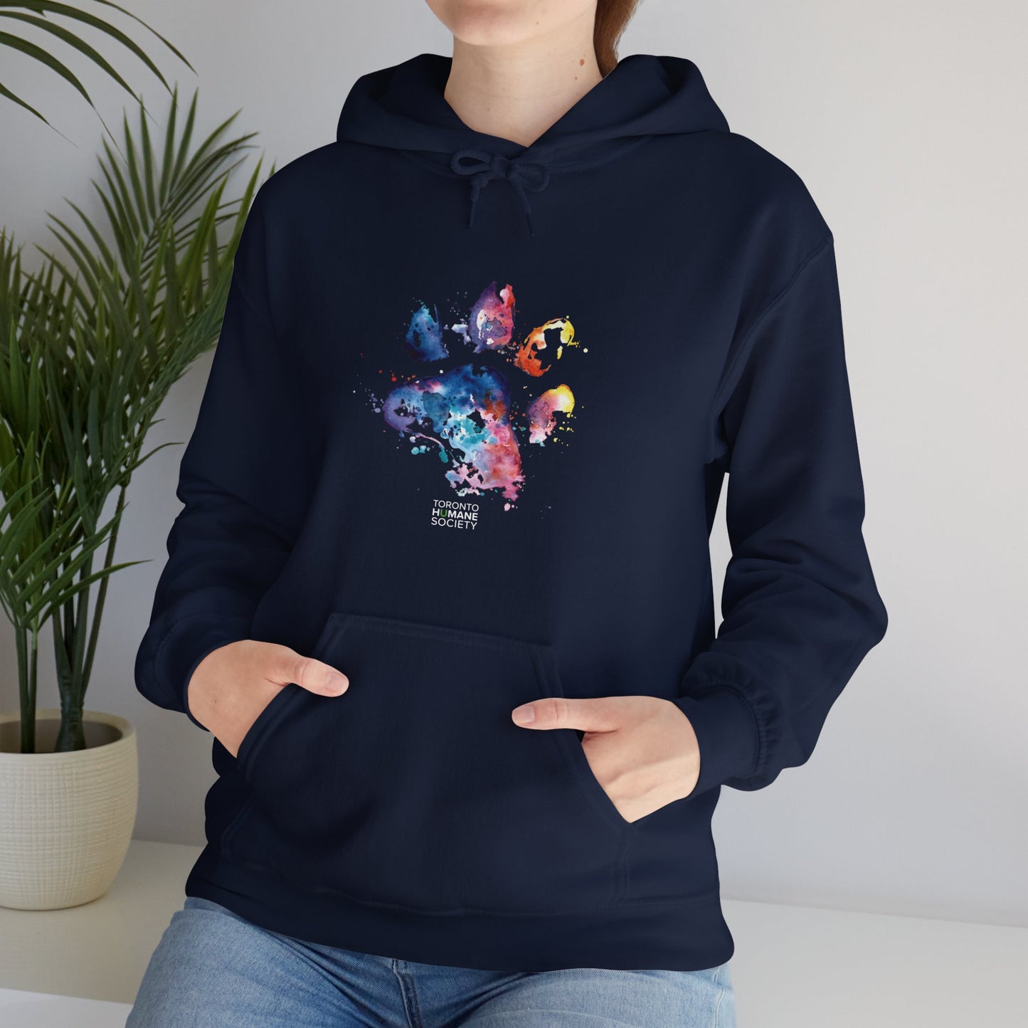 Unisex Hooded Sweatshirt - Paw Print