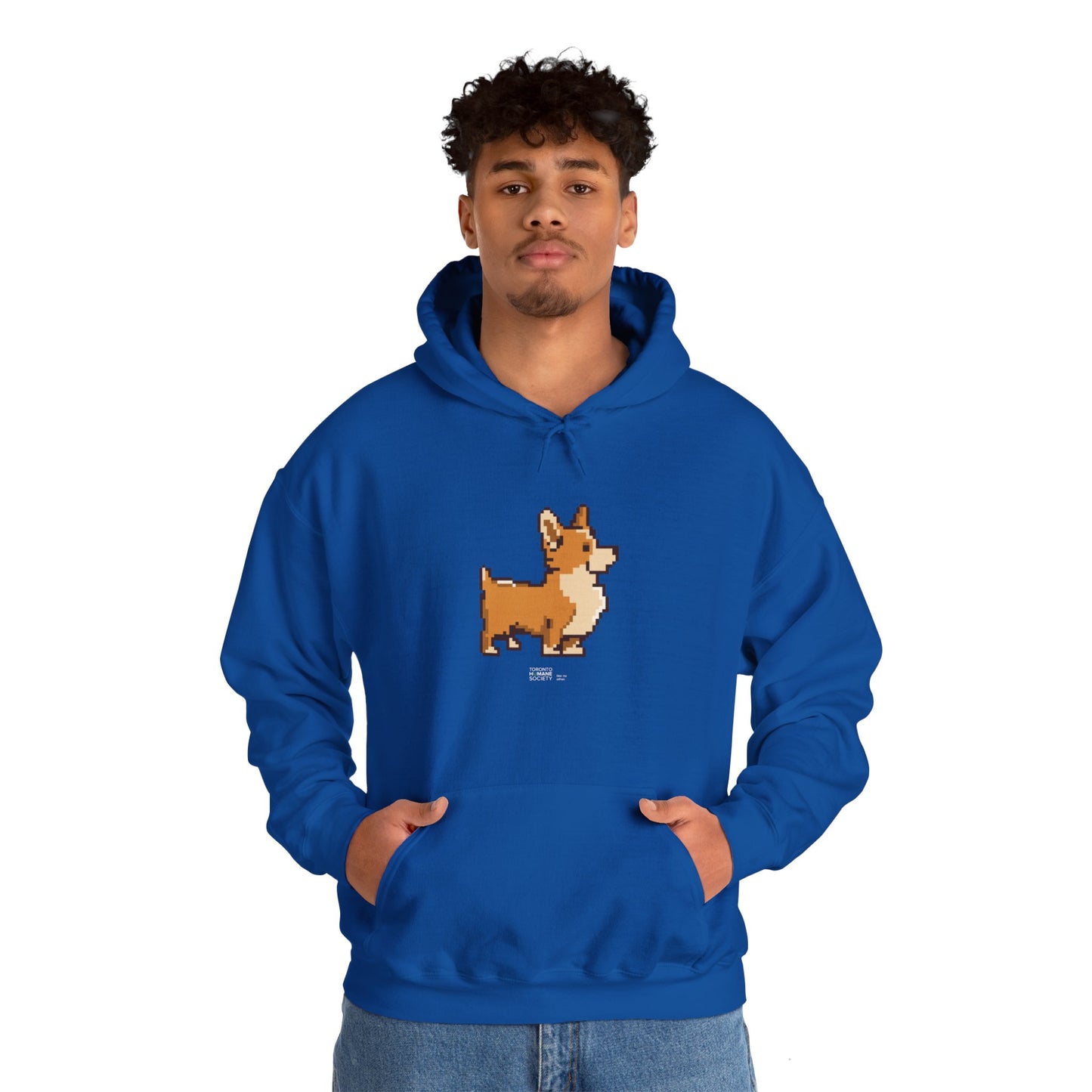 Unisex Hoodie - Pixelated Dog