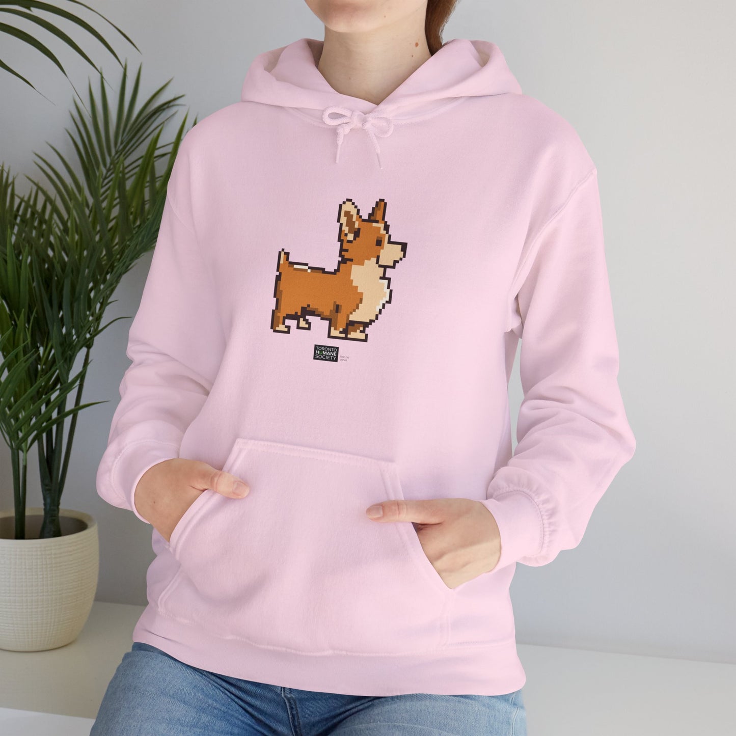 Unisex Hoodie - Pixelated Dog