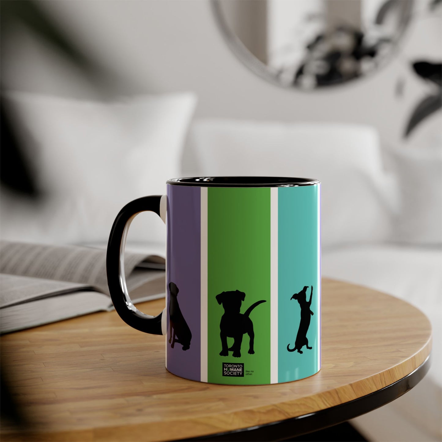 Accent Mug - Dog Silhouettes