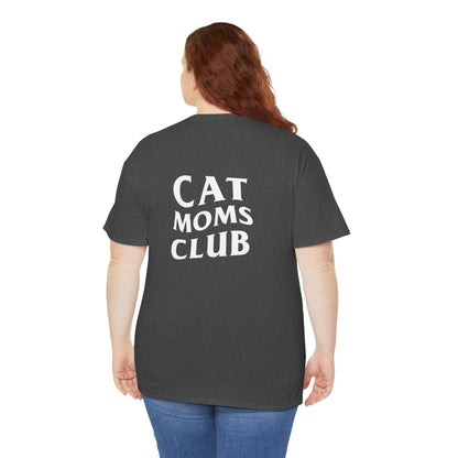 Cat Moms Club, Back Design - Cotton Tee