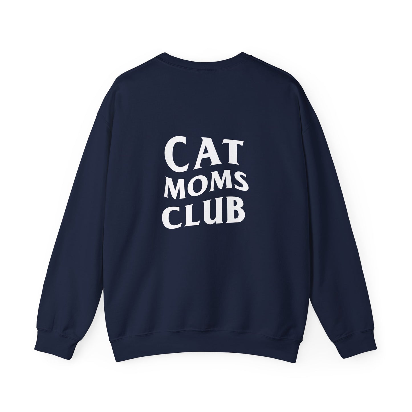Cat Moms Club, Back Design - Sweatshirt