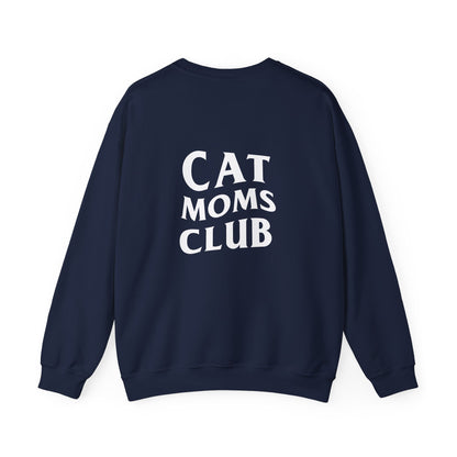 Cat Moms Club, Back Design - Sweatshirt