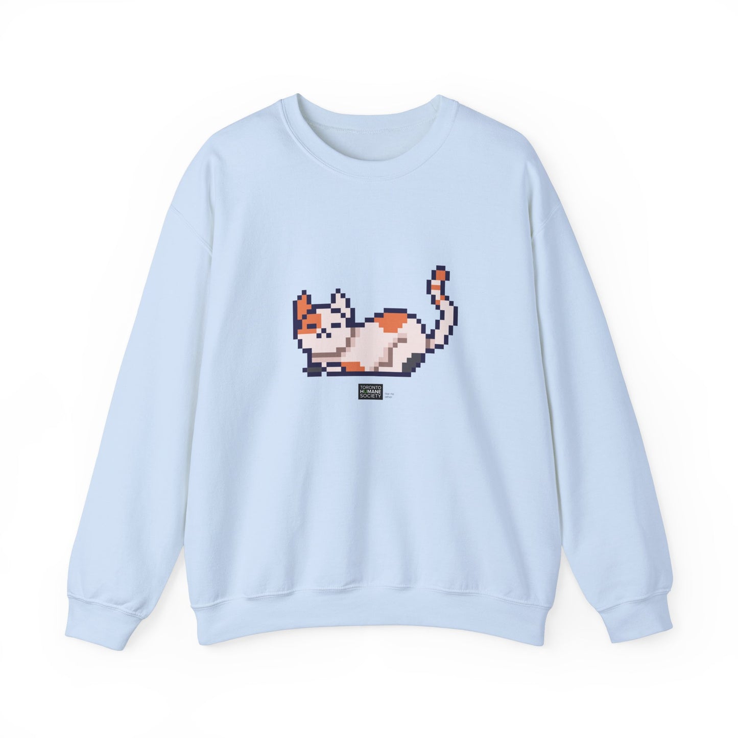 Unisex Crewneck Sweatshirt - Pixelated Cat